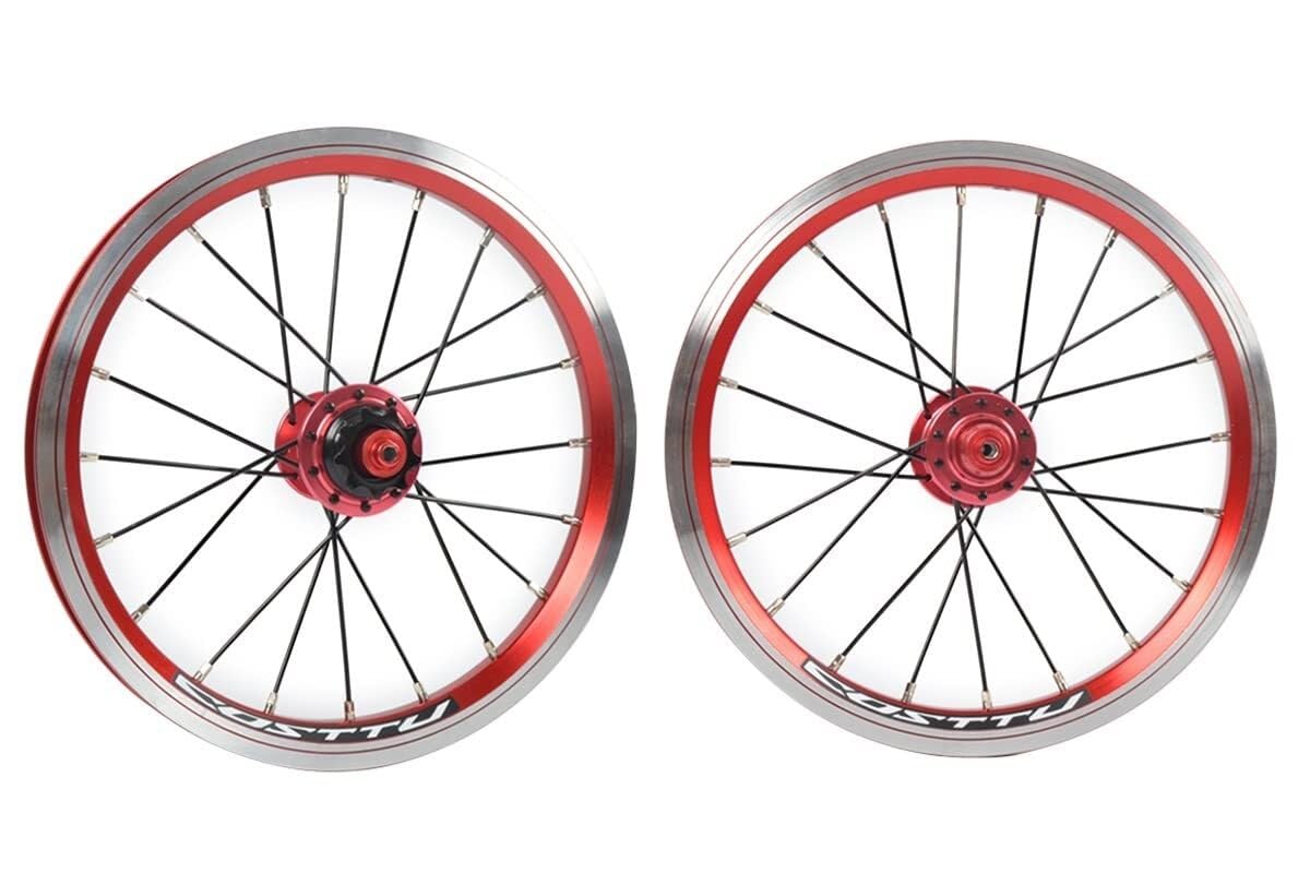 14/16 Inch Double-Wall Alloy Rim Bike Wheelset M182510