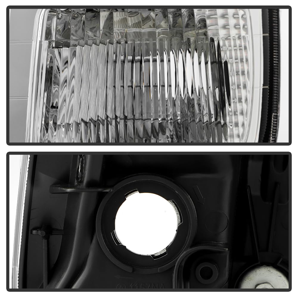 Black Headlights Headlamps Pair Replacement Left+Right H907353