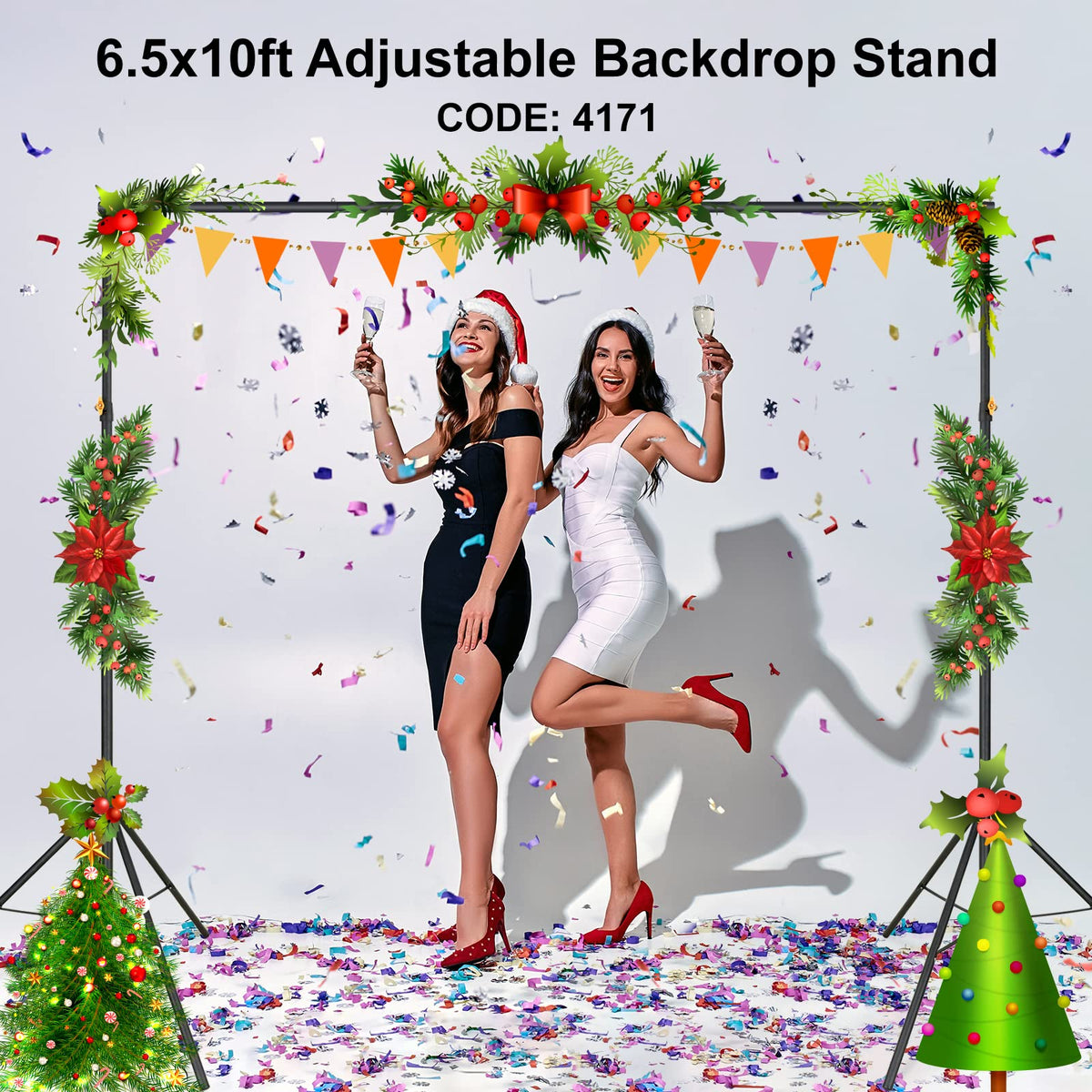 10x6.5ft Backdrop Stand Kit I38582