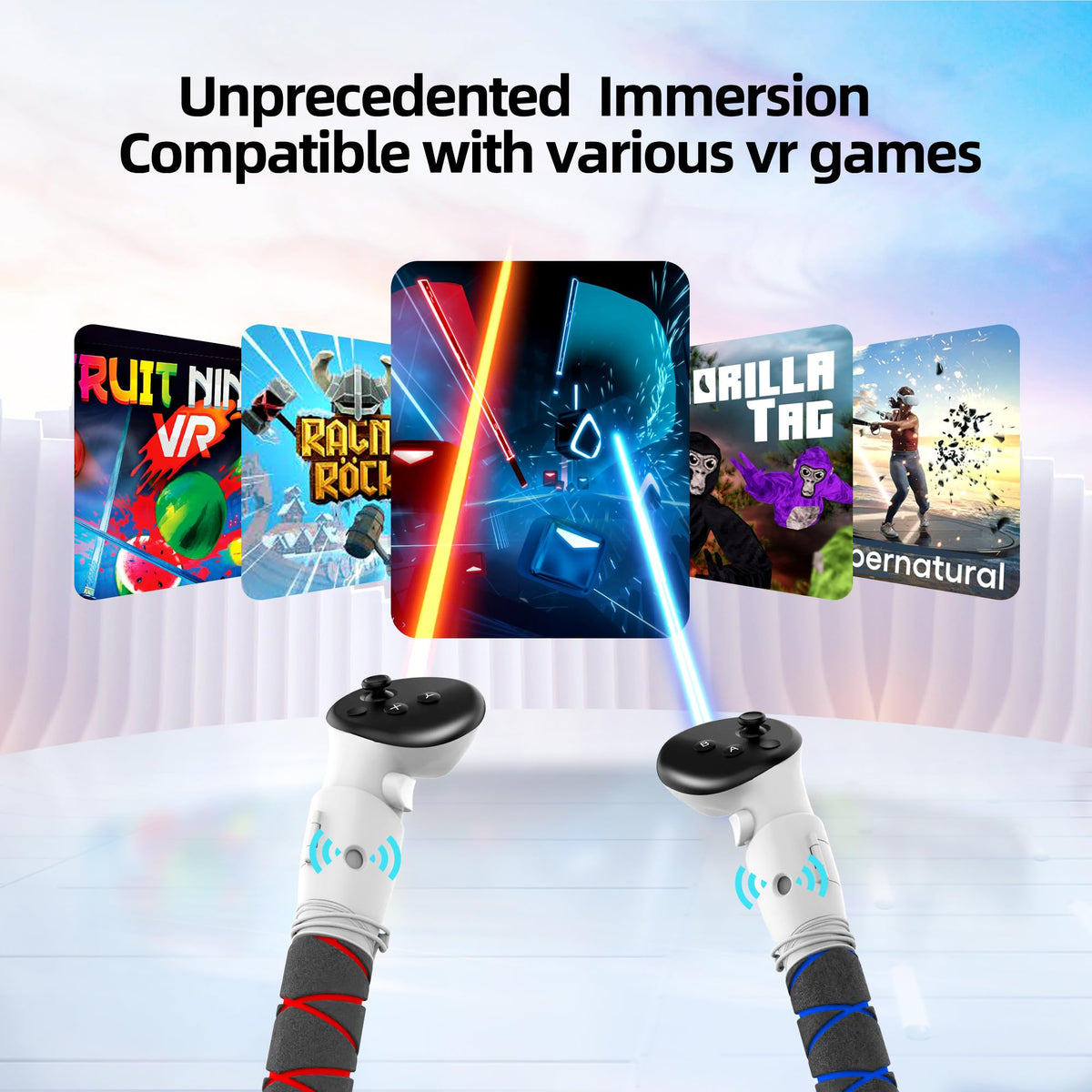 VR Controller Handle Attachments and Extension Grips E635094